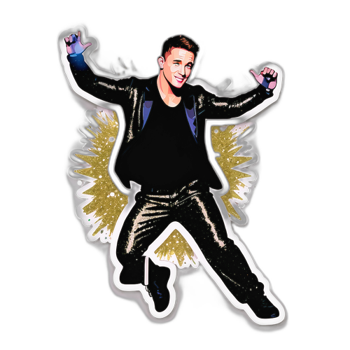 Vrolijke Danser Sticker van Channing Tatum