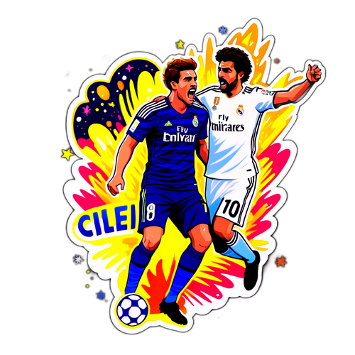 Sticker energetic Talavera CF vs. Real Madrid