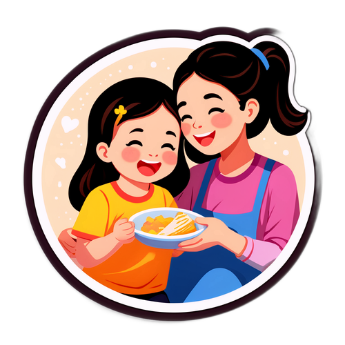 與媽媽一起享用的溫馨時刻