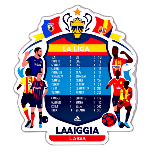 Desain Stylistik Tabel Peringkat La Liga