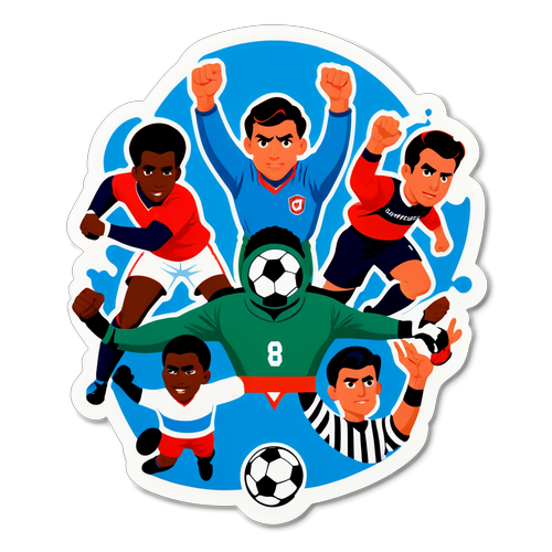 Sticker Retro de Equipos Icónicos