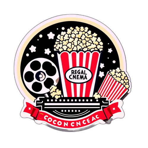 Regal Cinema Retro Sticker