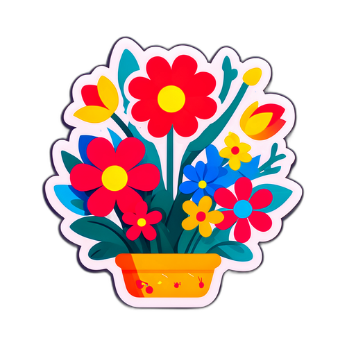 装饰花卉迎新年