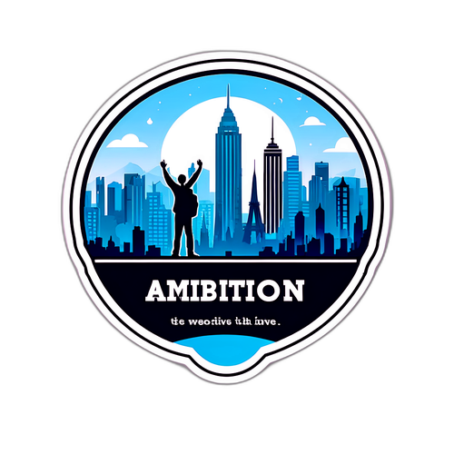 Ambition Motivational Sticker