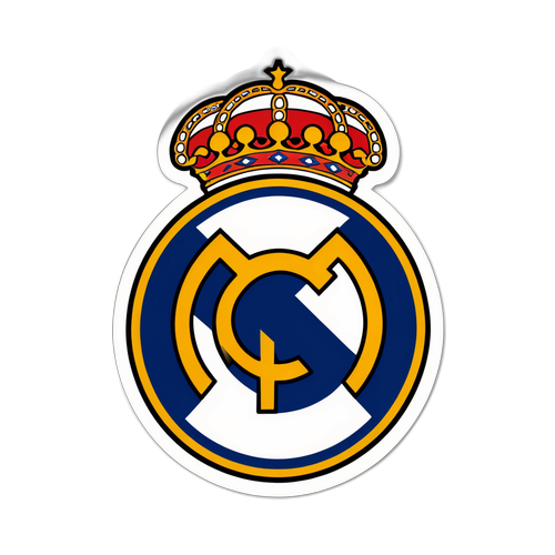 Real Madrid Logo a Santiago Bernabéu
