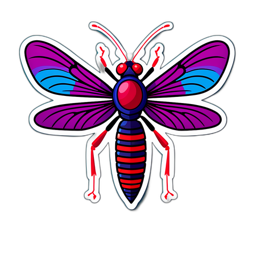 Bold West Nile Virus Awareness Sticker