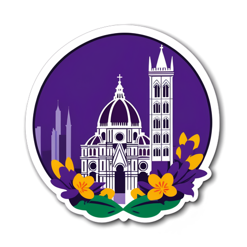 Fiorentina Emblem med Florens Motiv