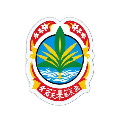 政策を表現するカラフルなステッカー