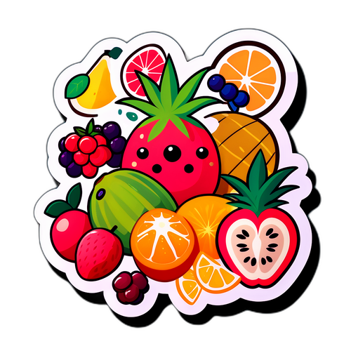 岡山県の果物と特産品にインスパイアされた楽しいデザイン