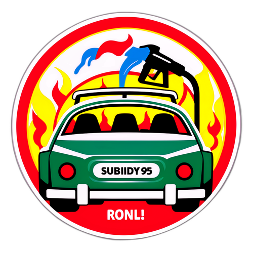 Sticker Kesedaran Subsidi Petrol Ron95