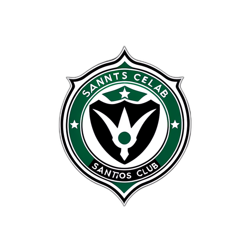 Diseño elegante de logo del Santos Football Club