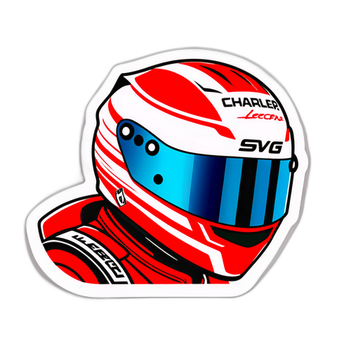 Sticker Emblematik Charles Leclerc