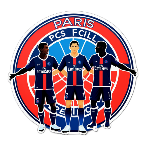 Σχεδίαση Αυτοκόλλητου: Επική Αντιπαράθεση PSG και Paris FC