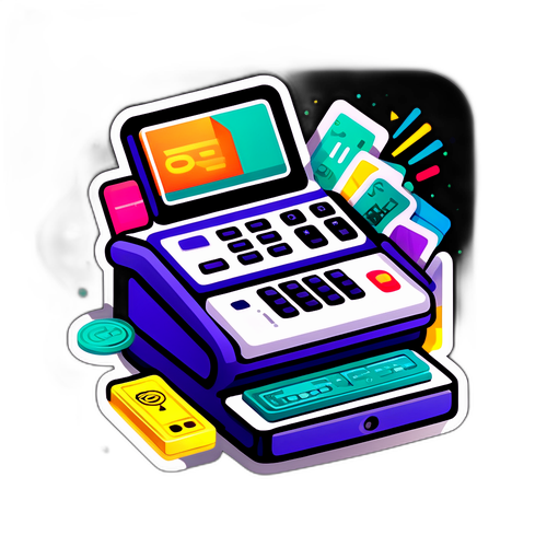 Crea un adesivo che rappresenta le vendite digitali