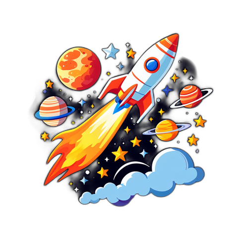 Ракета "Даггер" у нічному небі