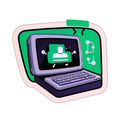Écran d'ordinateur avec le logo de Downdetector