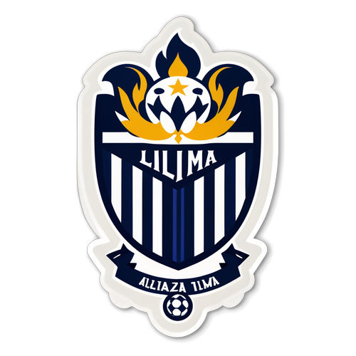 Stiker Logo Tim Sepak Bola Alianza Lima