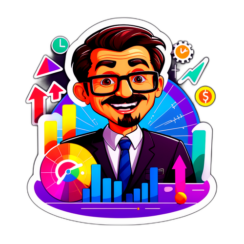 CFO Divertido com Gráficos Coloridos