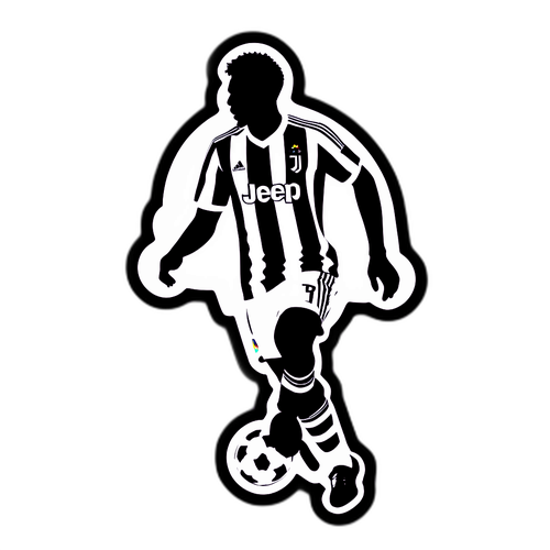 유벤투스 전설의 선수 실루엣 스티커