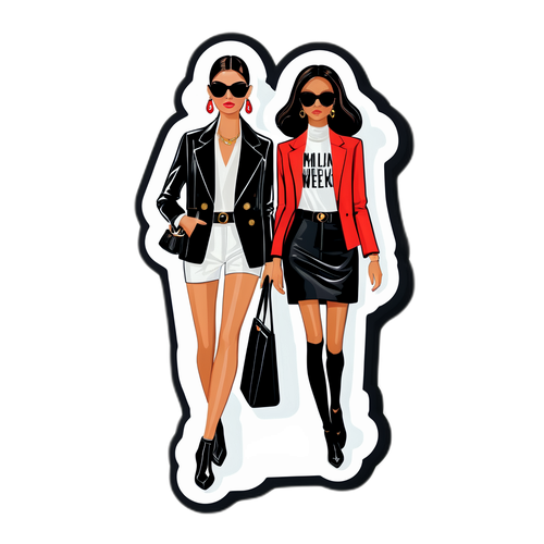 Glamour della Milano Fashion Week