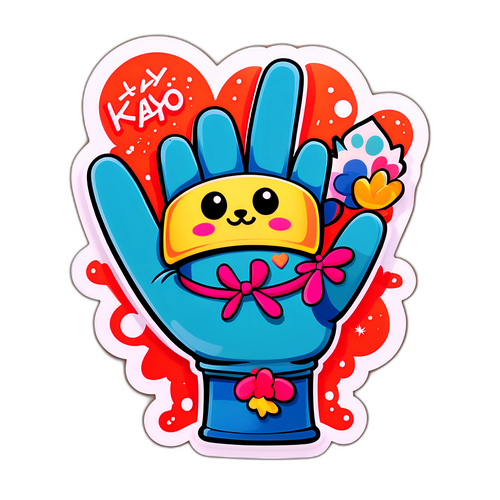 कायो का मजेदार स्टिकर