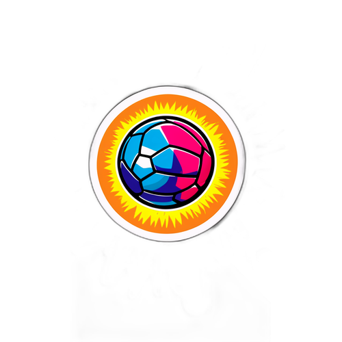 Logo CRBL înconjurat de o explozie de culori