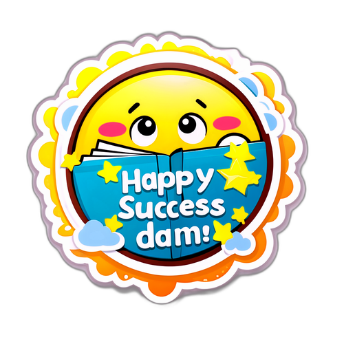 대학 입시 성공을 기원하는 스티커