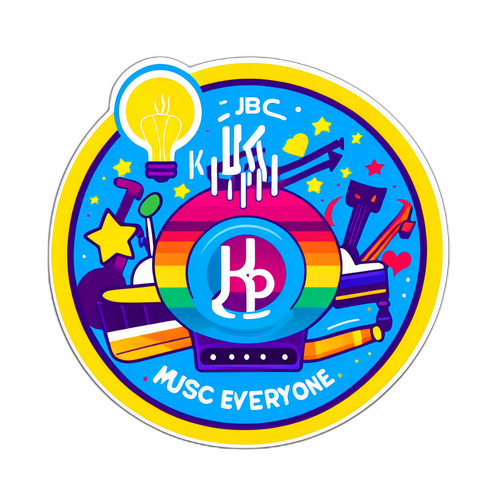 Vibrante sticker voor JBC K3