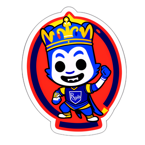 ロイヤルズ勝利のコメディックステッカー