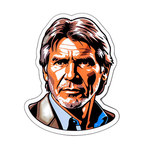Sticker inspirado en Harrison Ford