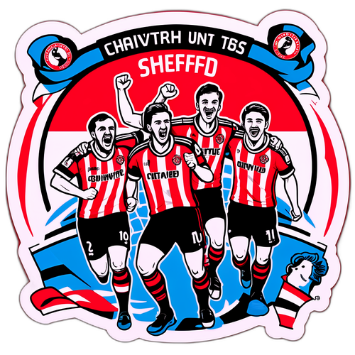 Nhãn dán cổ động viên Sheffield Utd và Coventry