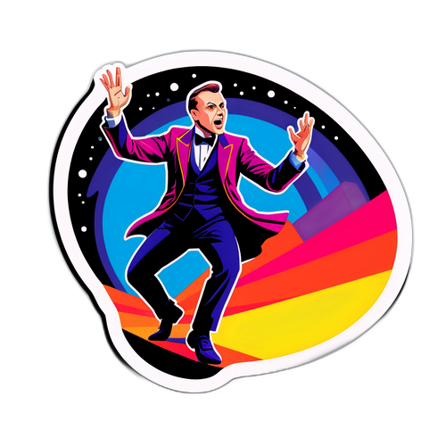 Obraz dynamicznego występu Tomasza Schuchardta