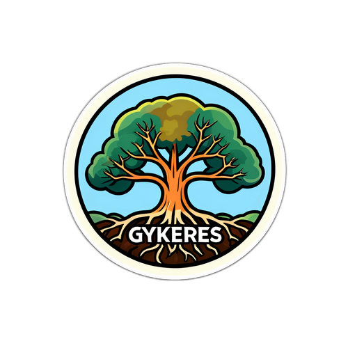 Gyökeres Doğa Sticker Tasarımı