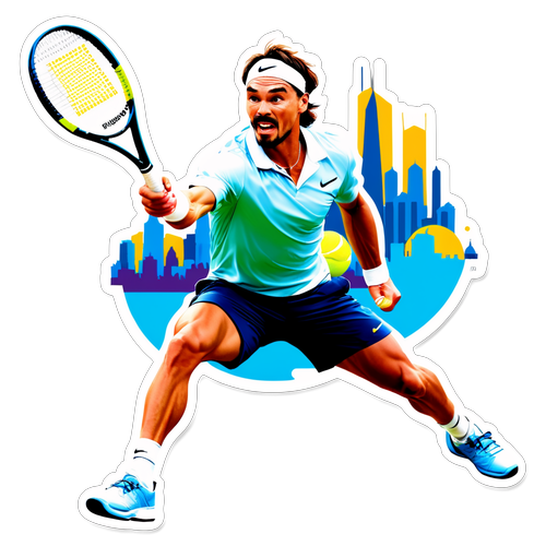 Fabio Fognini in Azione: Passione e Intensità al Shanghai Open