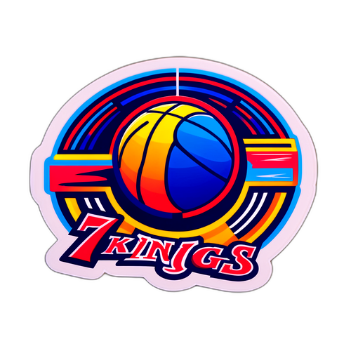 Sticker ng Labanan ng Basketball: 76ers vs. Kings