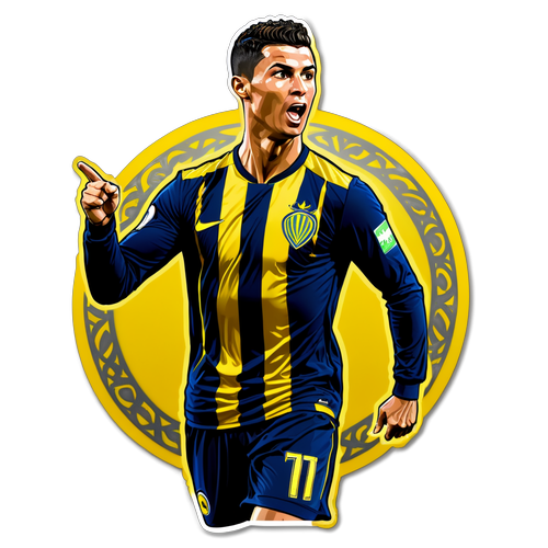 Stiker Cristiano Ronaldo Al Nassr