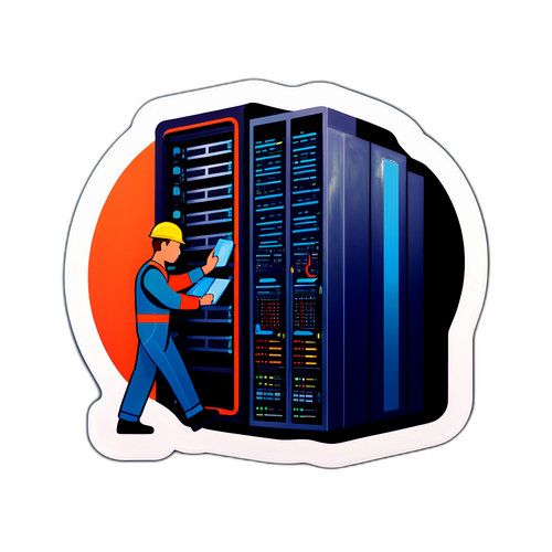 Groq Veri Merkezi Mühendisleri Sticker'ı