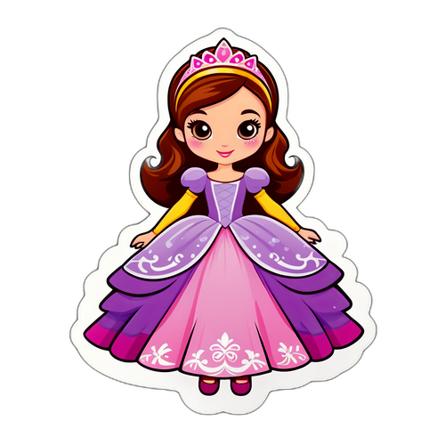 公主换装贴纸