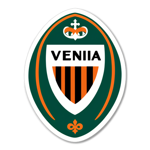 Scopri il Calore di Venezia: Il Logo del Club di Calcio con un Tocco Veneziano!