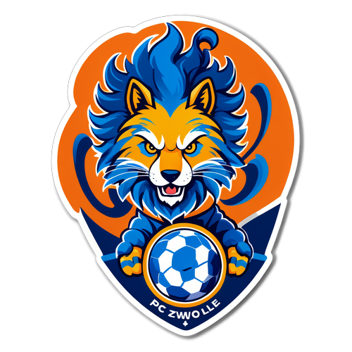 PEC Zwolle: Ontdek de Betoverende Sticker Met Het Clublogo en Hun Iconische Mascotte!