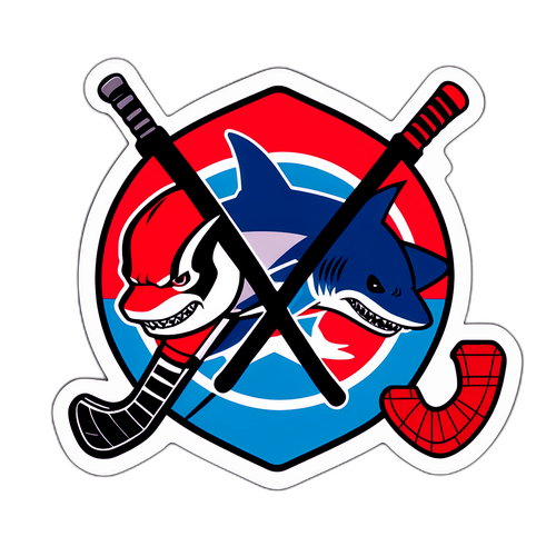 Senators vs Sharks Rivalry Sticker