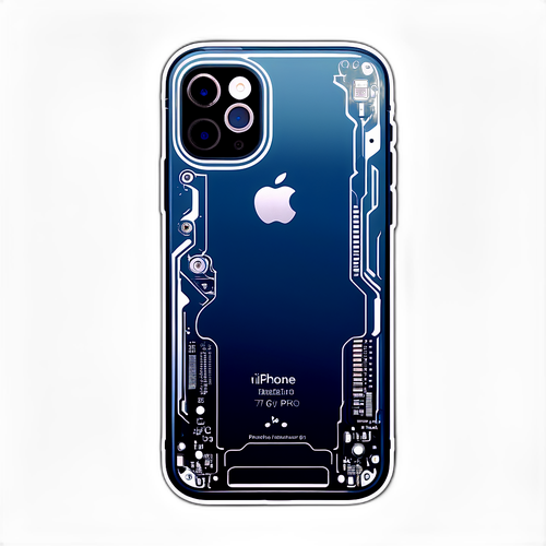 Autocolant cu design grafic al iPhone 17 Pro