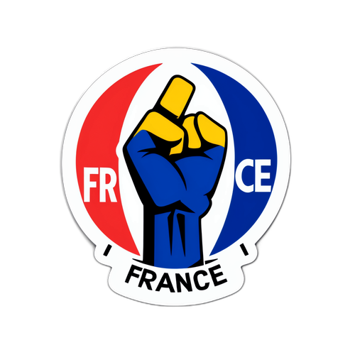 Autocollant emblématique de France Travail