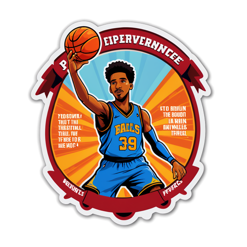 Motibasyon na Sticker sa Basketbol