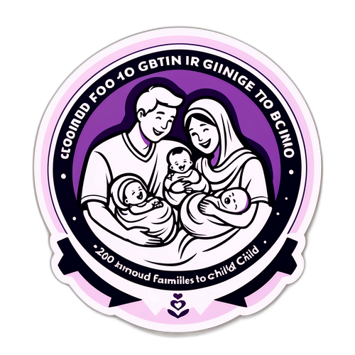 Radosne rodziny z noworodkami