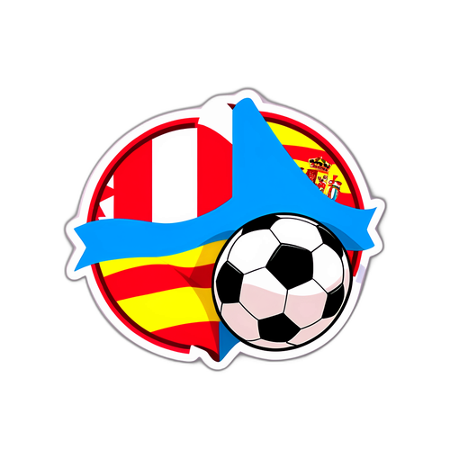Stiker Pertandingan England dan Sepanyol