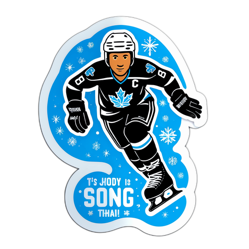 Motiverende Sticker met IJs Thema