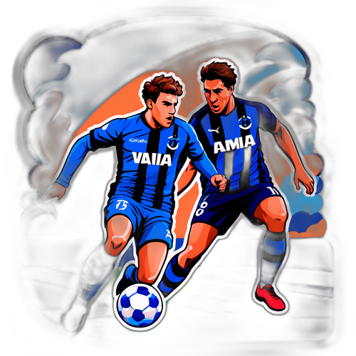 Atalanta és Cagliari mérkőzés jelenete