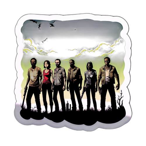 'The Walking Dead' Karakter Silüetleri