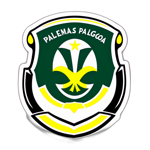 Diseño de un sticker para el enfrentamiento Botafogo - Palmeiras